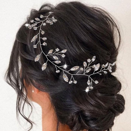 Elegant Crystal Vine Hair Comb